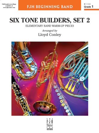Six Tone Builders, Set 2 (c/b score) Symphonic wind band
