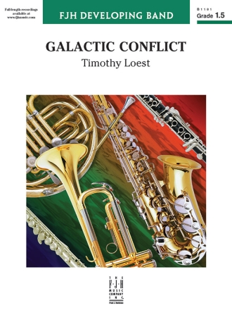 Galactic Conflict (c/b score) Symphonic wind band