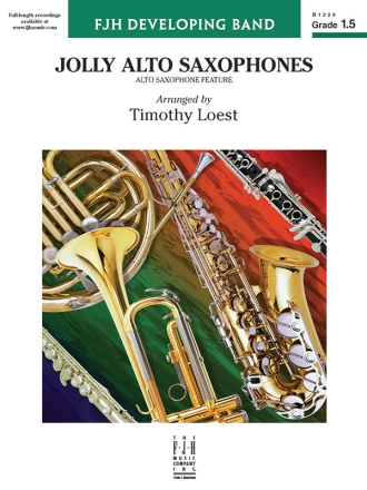 Jolly Alto Saxs (c/b score) Symphonic wind band
