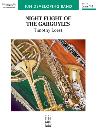 Night Flight of the Gargoyles (c/b sc) Symphonic wind band
