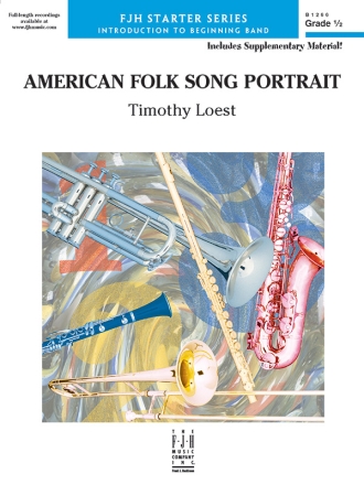 American Folk Song Portrait (c/b score) Symphonic wind band