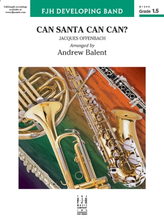 Can Santa Can Can? (c/b score) Symphonic wind band