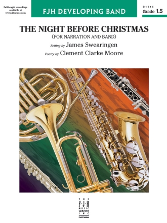 The Night Before Christmas (c/b/narr sc) Symphonic wind band