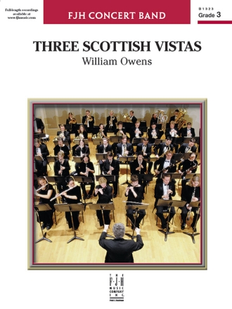 Three Scottish Vistas (c/b score) Symphonic wind band