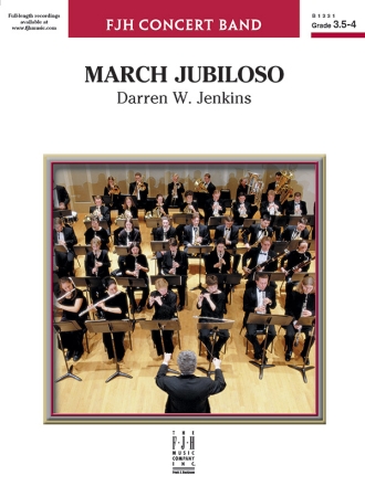March Jubiloso (c/b score) Symphonic wind band