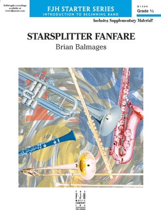 Starsplitter Fanfare for symphonic wind band extra conductor  score