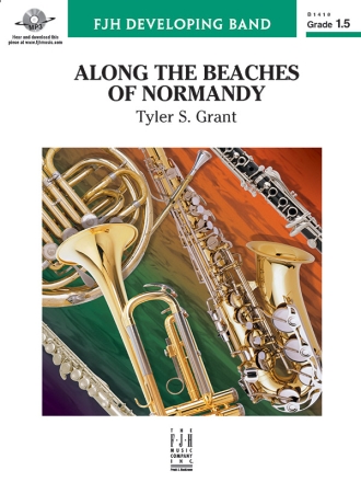 Along the Beaches of Normandy (c/b sc) Symphonic wind band