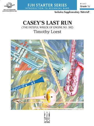 Casey's Last Run (c/b score) Symphonic wind band
