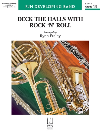 Deck the Halls with Rock n Roll (c/b sc) Symphonic wind band