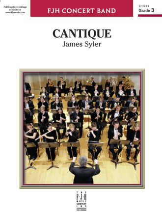Cantique (c/b score) Symphonic wind band