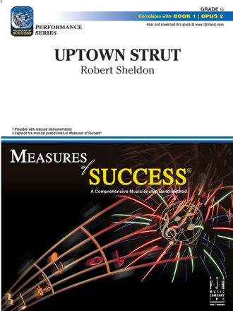Uptown Strut (c/b score) Symphonic wind band