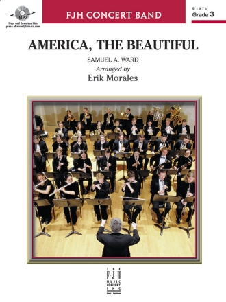 America, The Beautiful (c/b score) Symphonic wind band