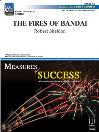 The Fires of Bandai (c/b score) Symphonic wind band