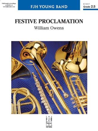 Festive Proclamation (c/b score) Symphonic wind band