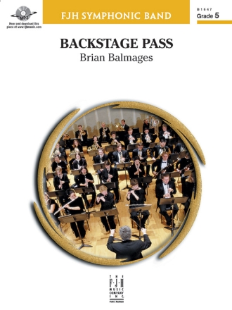 Backstage Pass (c/b score) Symphonic wind band
