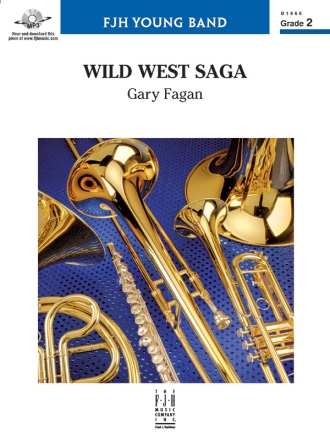 Wild West Saga (c/b score) Symphonic wind band