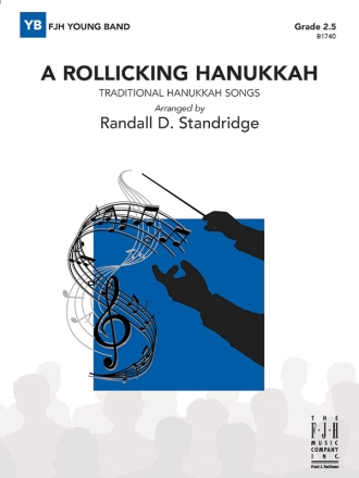 A Rollicking Hanukkah (c/b score) Symphonic wind band