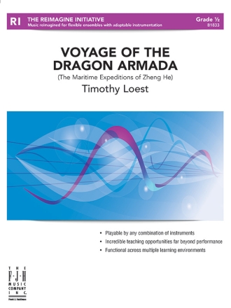 Voyage of the Dragon Armada (c/b score) Symphonic wind band
