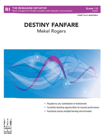Destiny Fanfare (c/b score) Symphonic wind band