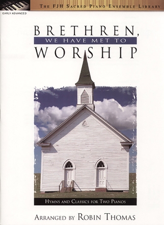 Brethren, We Have Met to Worship Piano teaching material