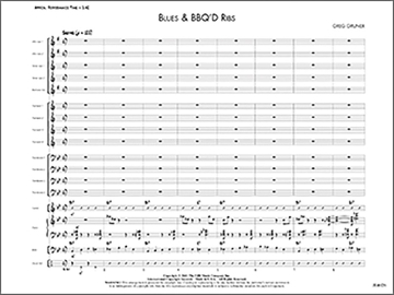 Blues & BBQ'D Ribs (j/e score) Jazz band