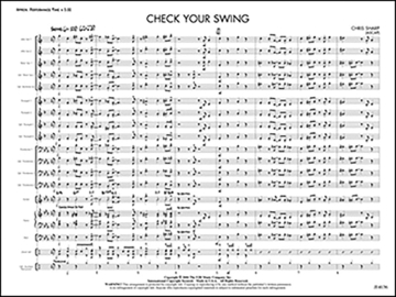 Check Your Swing (j/e score) Jazz band