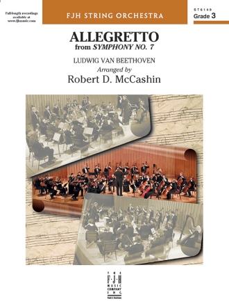 Allegretto Beethoven Symph No 7 (s/o sc) Full Orchestra