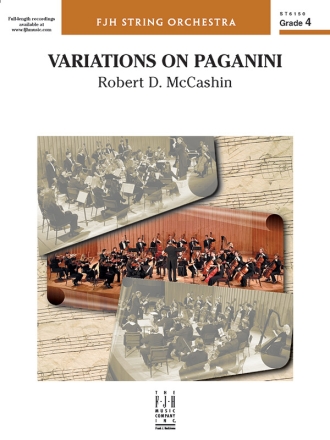 Variations on Paganini (s/o score) Full Orchestra