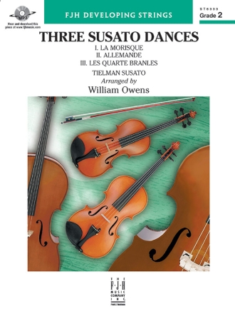 Three Susato Dances (s/o score) Full Orchestra