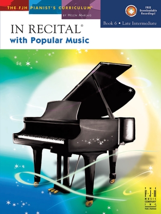 In Recital with Popular Music, Book 6 Piano teaching material