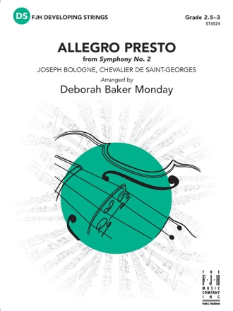 Allegro Presto: from Symphony No 2 (s/o) Full Orchestra