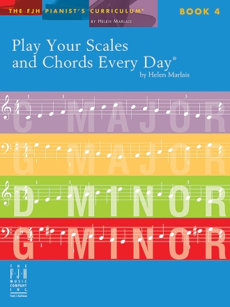 Play Your Scales & Chords Every Day Bk 4 Piano teaching material