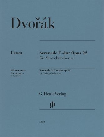 Serenade E-Dur op. 22  fr Streichorchester Stimmensatz