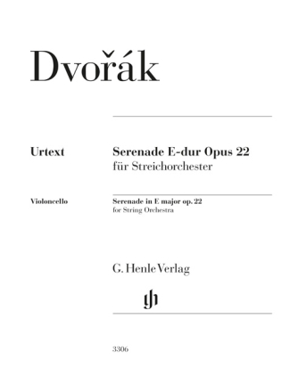Serenade E-dur op. 22 fr Streichorchester Streichorchester Violoncello
