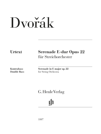 Serenade E-dur op. 22 fr Streichorchester Streichorchester Kontrabass