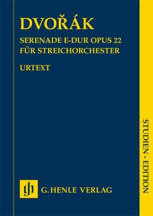 Serenade E-Dur op. 22   fr Streichorchester Studienpartitur