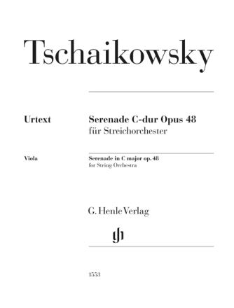 Serenade C-dur op. 48 fr Streichorchester Streichorchester Viola