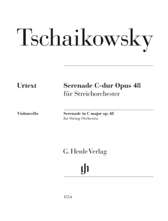 Serenade C-dur op. 48 fr Streichorchester Streichorchester Violoncello