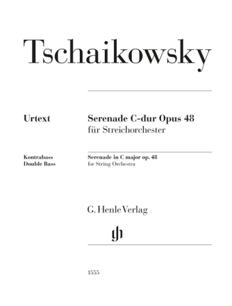 Serenade C-dur op. 48 fr Streichorchester Streichorchester Kontrabass