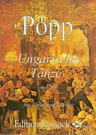 Ungarische Tnze op.308 fr 4 Flten Partitur und Stimmen