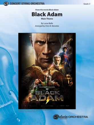 Black Adam: Main Theme (s/o) String Orchestra score and parts