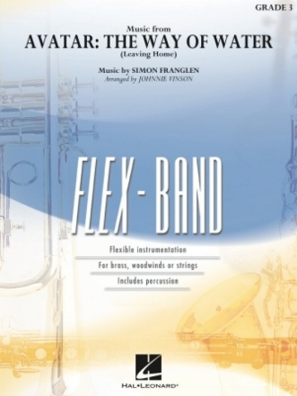 Music from Avatar: The Way of Water 5-Part Flexible Concert Band/Fanfare [opt. Strings] Score