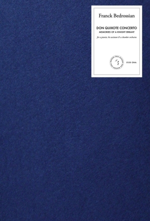 Don Quixote Concerto for a pianist, his assistance and a chamber orchestra score (large size, spiral bound)