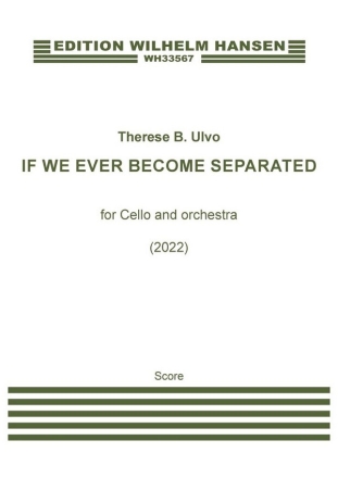 If We Ever Become Separated Orchestra Score
