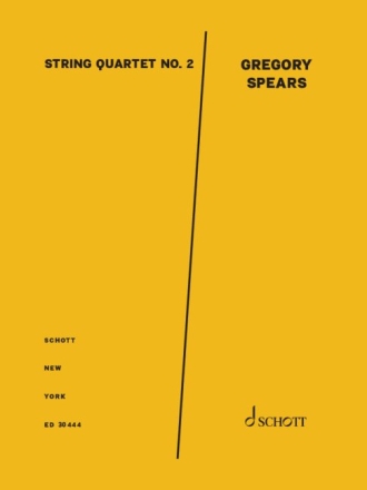 String Quartet No. 2 Streichquartett Partitur und Stimmen