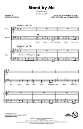 Stand by Me TB Choral Score