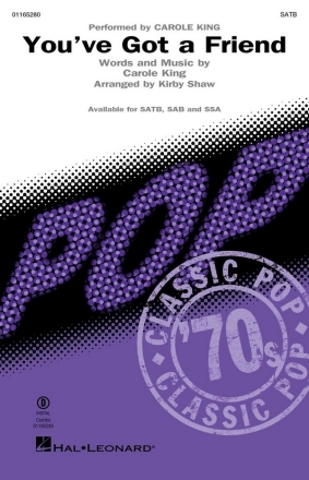 You've Got a Friend SATB Choral Score