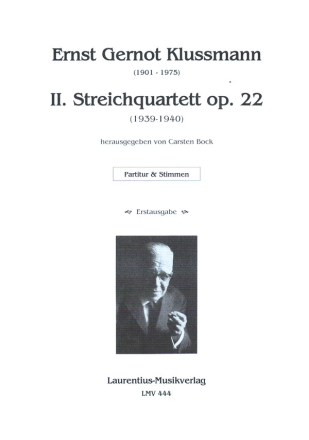 Quintett e-Moll op.1 fr 2 Violinen, Viola, Violoncello und Klavier Partitur und Stimmen