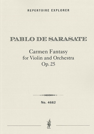Carmen Fantasy op. 25 for violin and orchestra full score