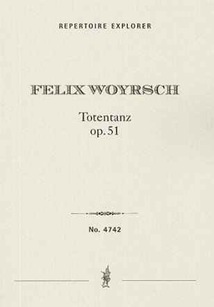 The Dance of Death (Totentanz) oo. 51 fr Soli, gem Chor, Orchester  Partitur